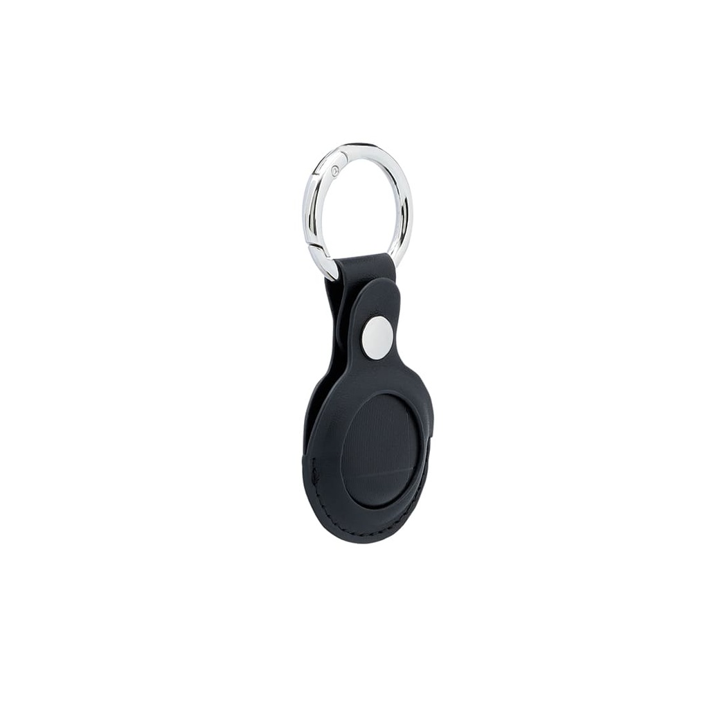 LEEVI - Santhome® PU Keychain with Santhome Tag pocket - Black