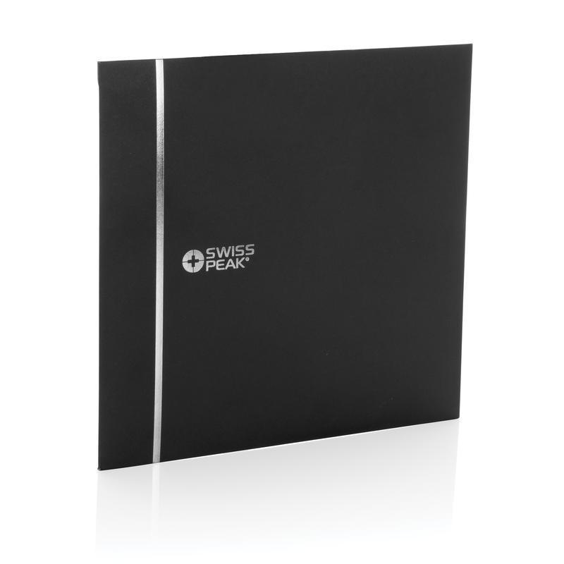 Swiss Peak® RCS Recycled PU Foldable Magnetic Storage Tray - Black