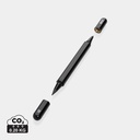 Swiss Peak® Storm RCS Recycled Aluminum Dual Tip Pen - Black