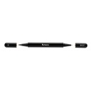 Swiss Peak® Storm RCS Recycled Aluminum Dual Tip Pen - Black