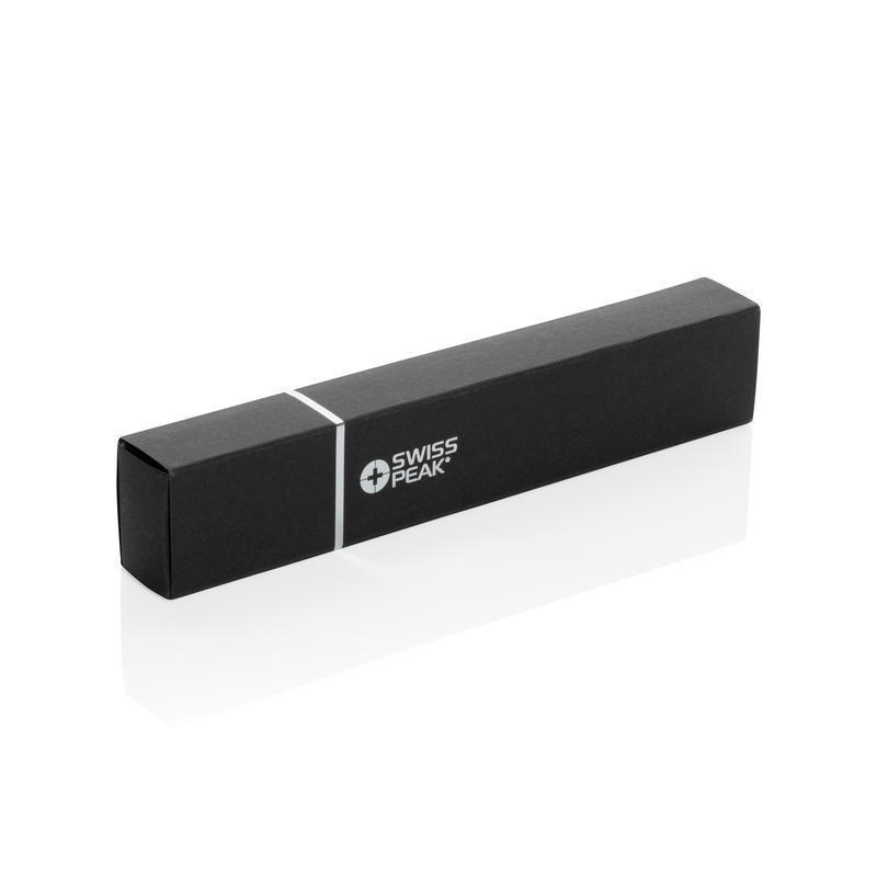 Swiss Peak® Storm RCS Recycled Aluminum Dual Tip Pen - Black