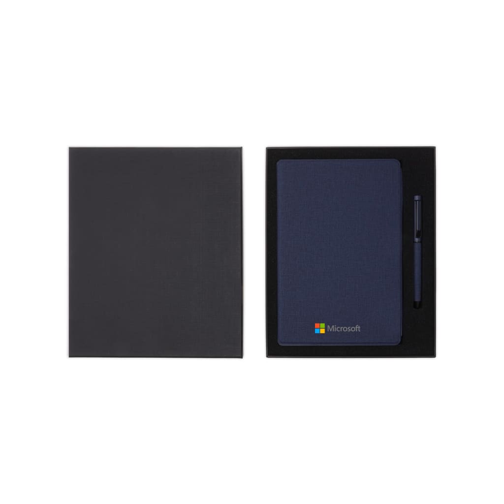 VARDIM - CHANGE ZERO Sustainable Gift Set with Refillable Notebook & Pen - Navy