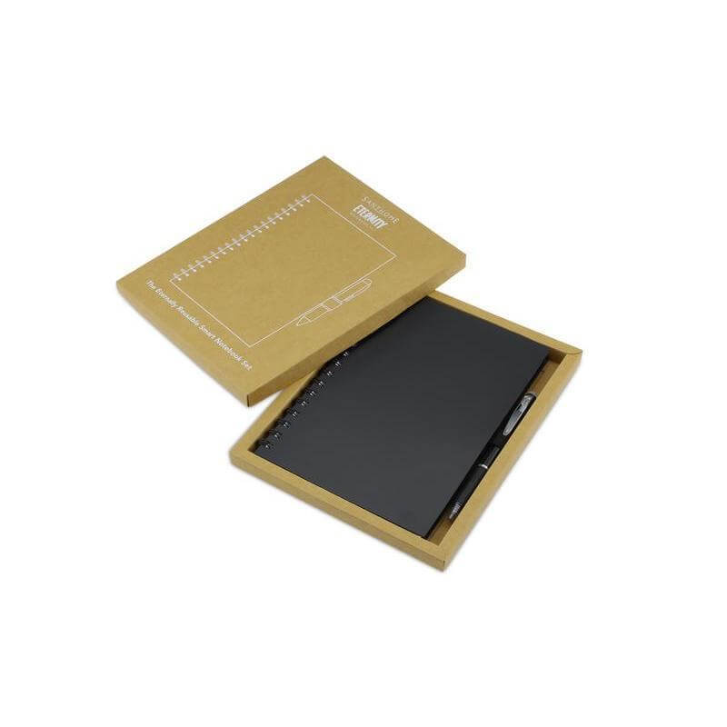 Santhome® Eternity - The Reusable Notebook & Pen Set - Black