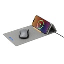 BLACE - CHANGE ZERO Recycled PU 15W Wireless Mousepad & Desk Organizer - Grey