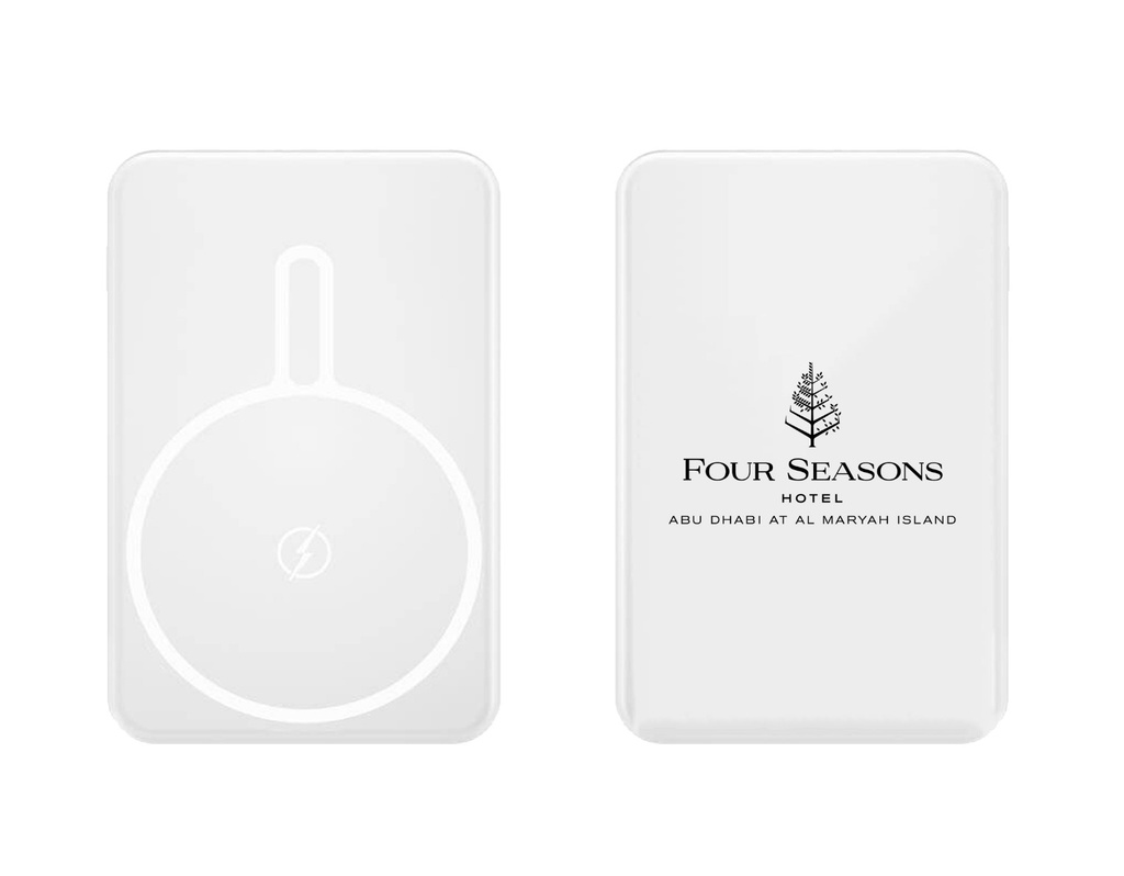 TOVUZ - Giftology 10,000 mAh Magnetic Wireless Powerbank in Gift Box- White