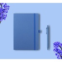 ABULA - eco-neutral® A5 Hard Cover Notebook & Pen Set - Lavender Paper