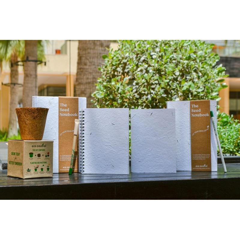 ATRI - eco-neutral® A5 Soft Cover Handmade Seed Paper Notebook