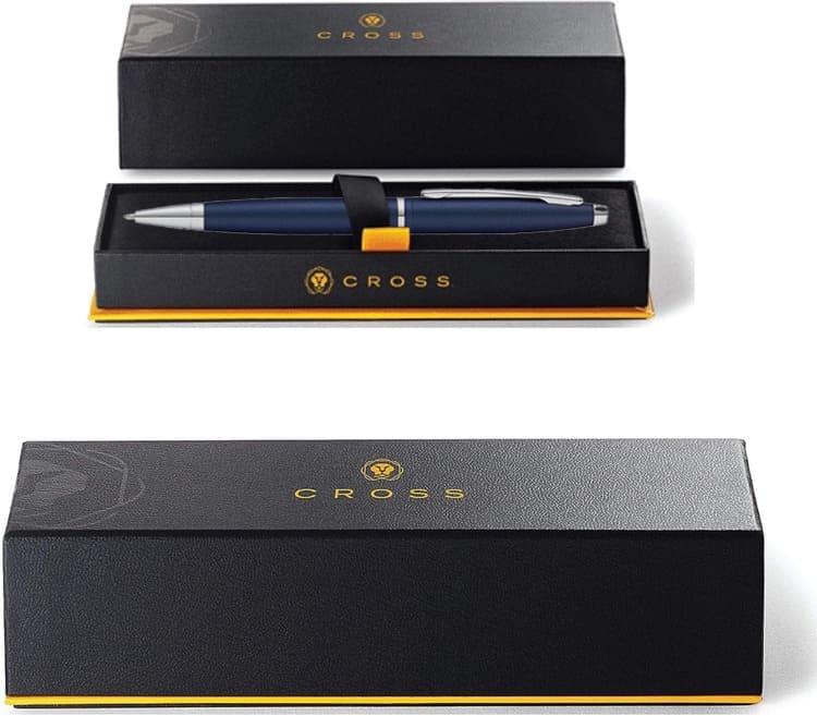 Cross Calais™ Matte Metallic Blue with Polished Chrome Appointments Ballpoint Pen