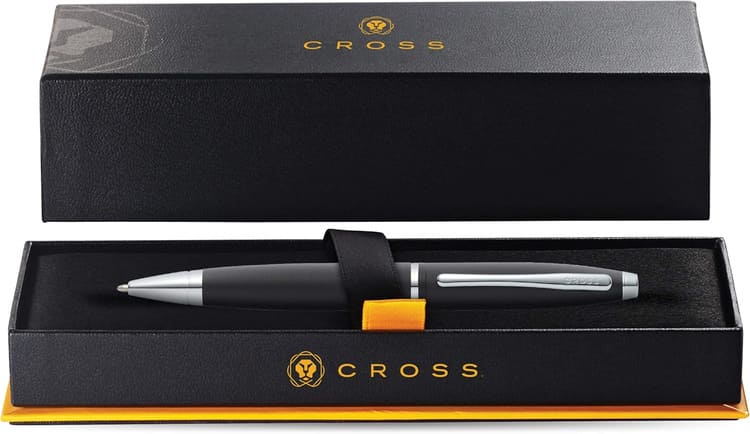 Cross Calais™ Matte Black with Polished Chrome Appointments Ballpoint Pen
