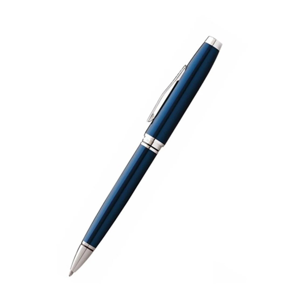 Cross Coventry Blue Lacquer with Polished Chrome Appointments Ballpoint Pen