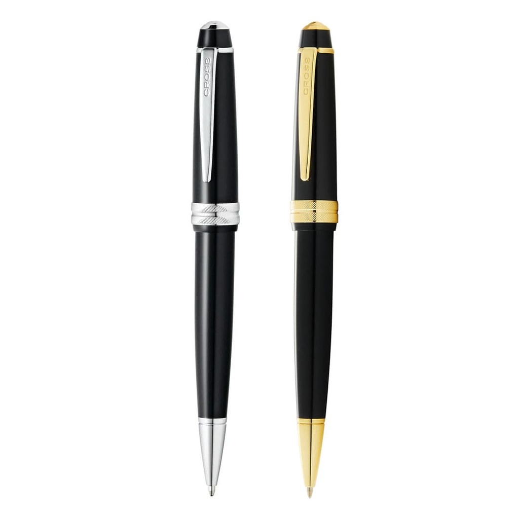 Cross Bailey Light™ Polished Black Resin and Gold Tone Ballpoint Pen