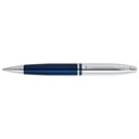 Cross Calais™ Chrome/Blue Lacquer with Polished Chrome Appointments Ballpoint Pen