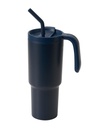 FORZA 360 - Hans Larsen Recycled Stainless Steel/PP Tumbler with 360 Branding - Navy Blue