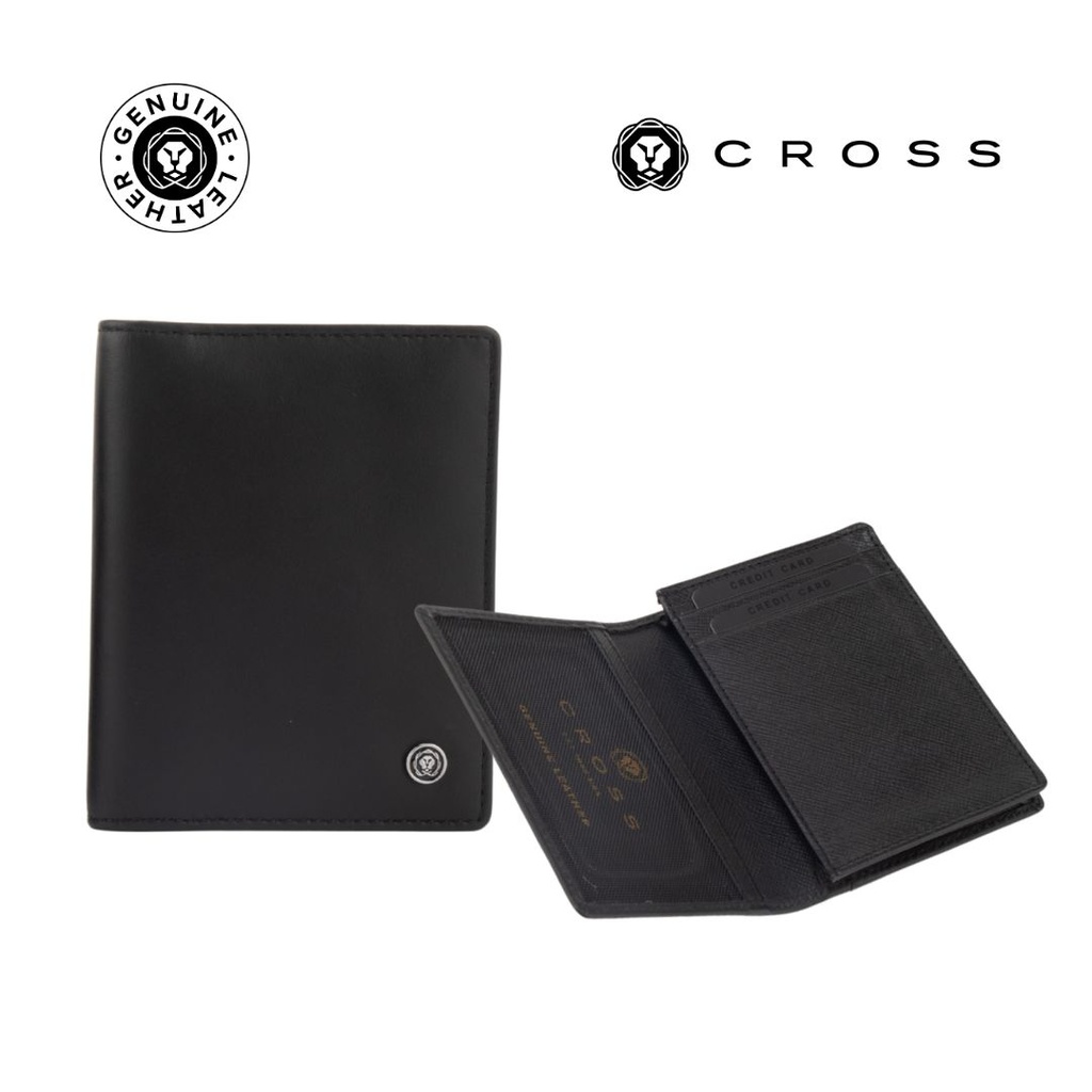 CROSS Soft Grain Leather Business Card Case - Black