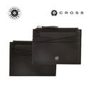 CROSS Pebble Leather Ladies' 6CC Zip Card Holder - Black