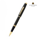 Coventry Classic Black Lacquer with Gold Tone Appointments Rollerball Pen (Blue Ink)