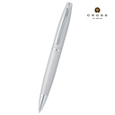 Cross Calais™ Satin Chrome with Polished Chrome Appointments Ballpoint Pen (Blue Ink)