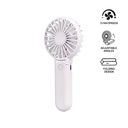 ROTO - Rechargeable Handheld Fan with Foldable Desk Stand - White