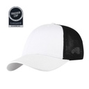 SWIFT - Santhome 6 Panel Trucker Cap - White / Black