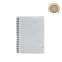 LUGO - eco-neutral® B6 Soft Cover Handmade Seed Paper Spiral Notebook