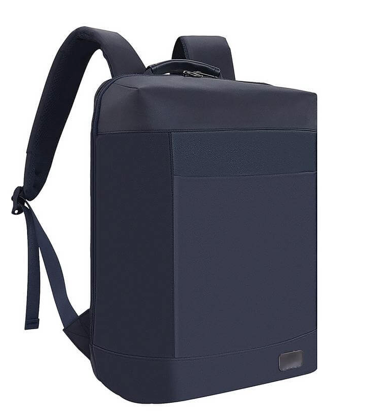 DURHAM - Santhome 15.6" Laptop Backpack - Navy Blue