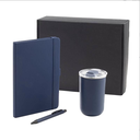 HEVIZ - Giftology Set of Tumbler, A5 Notebook and Pen - Navy Blue