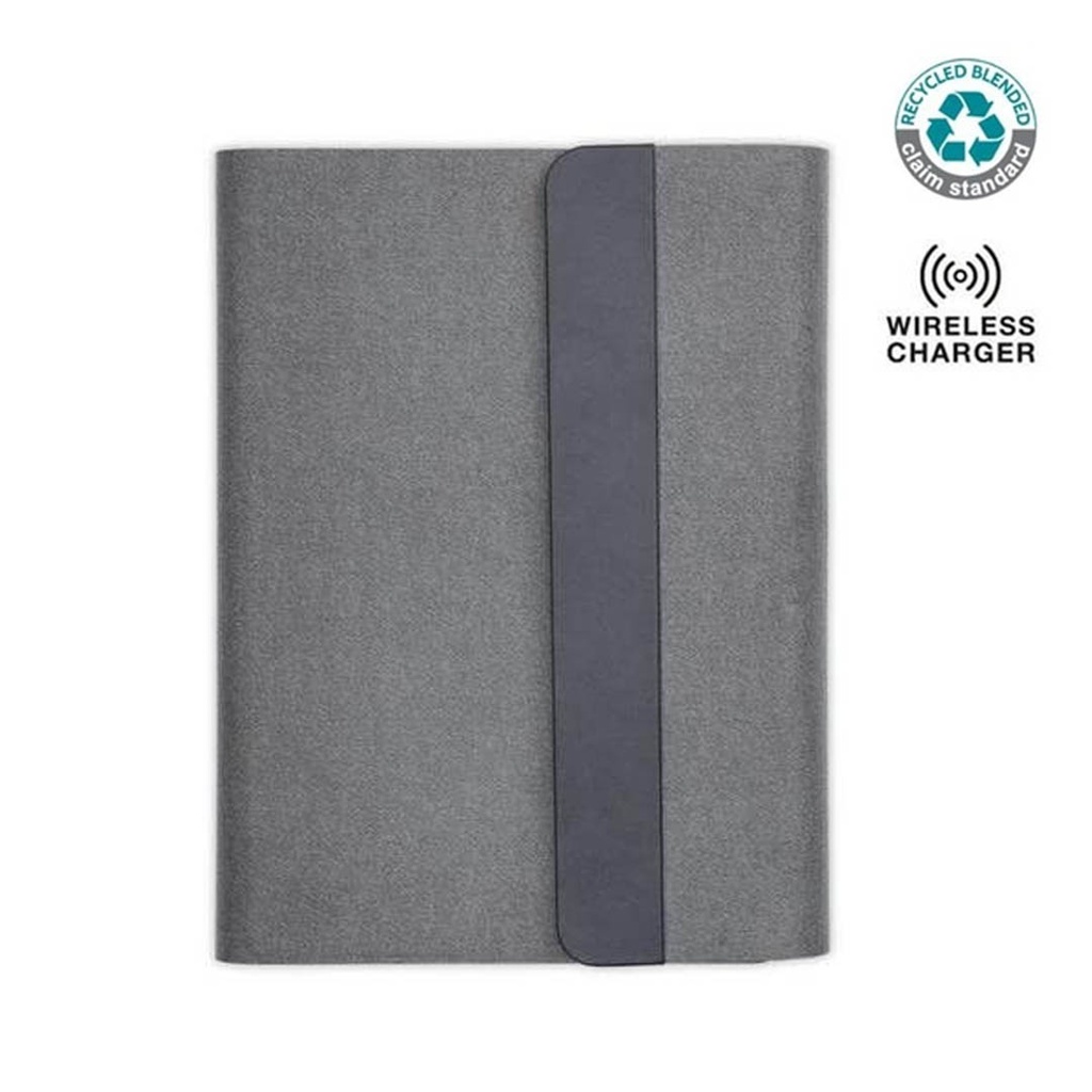 [ITFO 1240] BERGMUND - Santhome 10000mAh Mag Wireless Powerbank Portfolio - Black