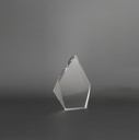 The PentaGem crystal showcases a pentagonal shape with sharp edges for a striking look. made from premium K9 crystal providing a clarity for engraved messages or images. Available in various sizes, it enhances any award or decorative purpose.