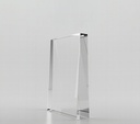 The Vertishine crystal trophy is made from high-quality lead-free K9 crystal, featuring a sleek taper-sided design. Its flat faces and clear base enhance its style, offering versatile customization options. Available in multiple sizes, it’s a modern choice for awards or decorative displays.