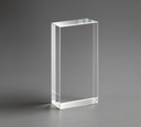 The Quadiscent-Biga crystal is made from high-quality, lead-free K9 crystal admired for its unmatched clarity and brilliance. It offers versatile customization options and comes in multiple sizes, making it an elegant choice for awards or decorative uses.