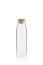 BERKA - Borosilicate Glass Bottle with Cork Lid - 600ml