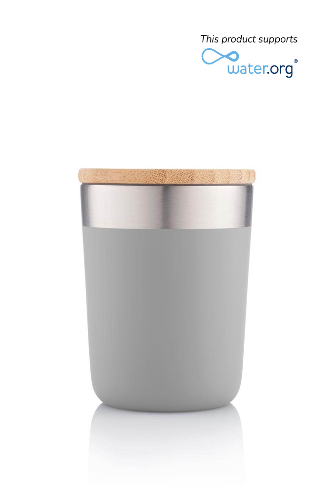 R-LAREN - CHANGE Collection Recycled Insulated Mug - Grey