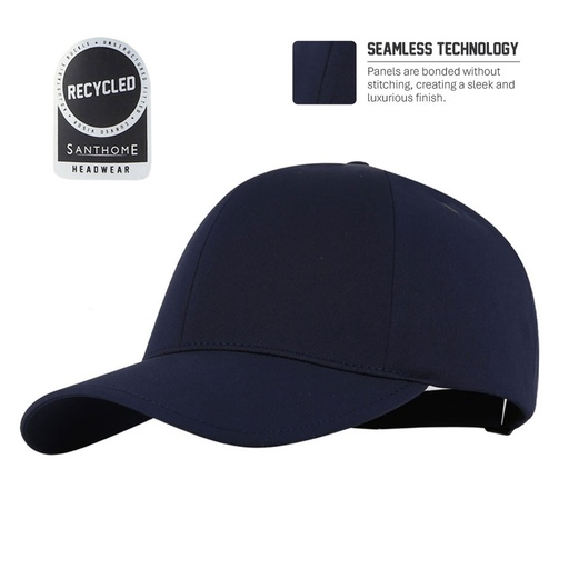 PEAK - Santhome® DryNCool® Advanced Seamless 6-Panel Cap - Navy Blue