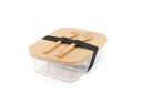 CORNETO - Hans Larsen Glass Lunch Box with Bamboo Cutlery
