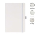 JURSI - Giftology A5 PU Notebook with Pen Loop - White