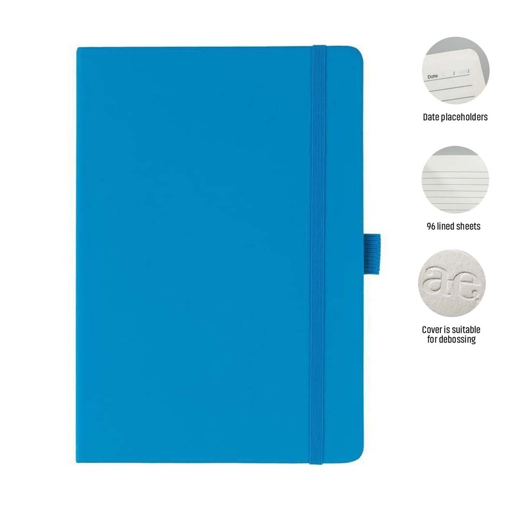JURSI - Giftology A5 PU Notebook with Pen Loop - Ocean Blue