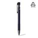 PILA - Recycled Aluminium Ballpoint Pen - Navy Blue