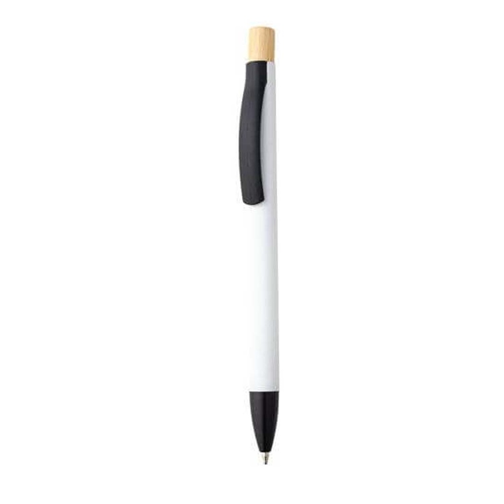 BOLT - Aluminium Push Action Ballpen - White