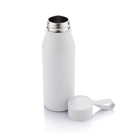 [DWHL 517] NEBRA - CHANGE Collection Vacuum Bottle with Loop - 600ml - White