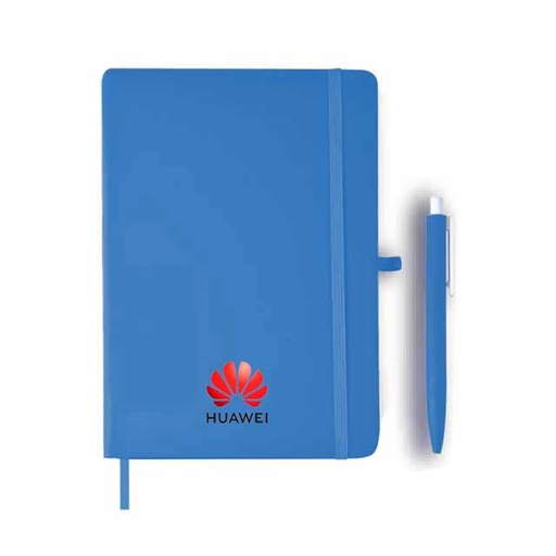 [GSGL 206] LIBELLET Giftology A5 Notebook With Pen Set (Aqua Blue)
