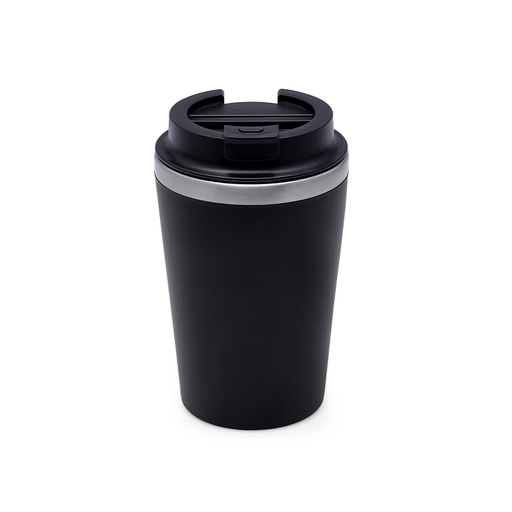 [DWGL 3188] MOSS - Giftology Steel/PP Double Wall Tumbler - 350ml - Black