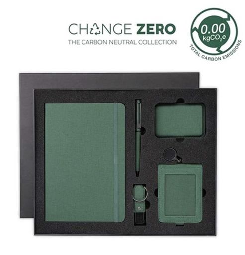 [GSSN 9609] ALMADA - CHANGE ZERO Sustainable 5pc Onboarding Gift Set - Green