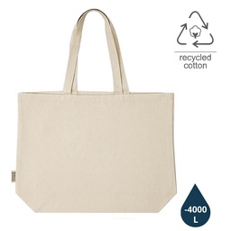 BORKUM - GRS-certified Recycled Cotton Beach / Shopping Bag - Natural