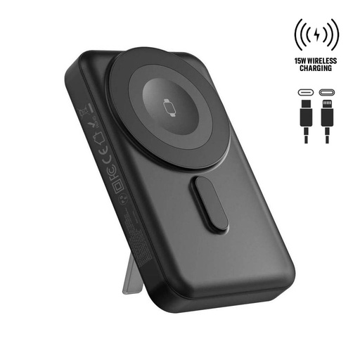 [ITPB 1248] SOLANO - @memorii 10000mAh Mag Wireless Powerbank with Inbuilt Cables