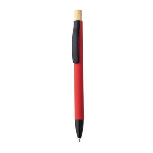 [WIMP 5352] BOLT - Aluminium Push Action Ballpen - Red