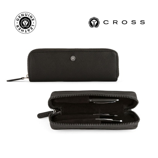[LACR 2012] CROSS Leather Pen Case - Black