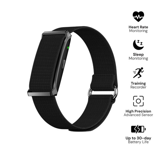 [WNAT 1293] FITBAND Giftology Screenless Health & Fitness Band - Black