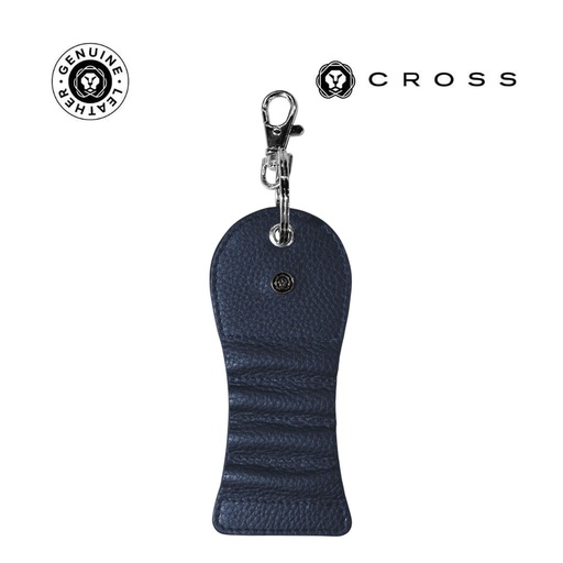 [LACR 2051] CROSS Leather Golf Tee Holder - Navy Blue