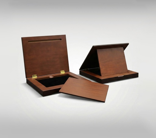 [SHC1106] An elegant fixed wooden recognition plaque, suitable for awards, official recognition, and corporate occasions.