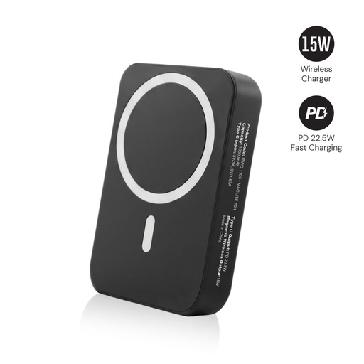 [ITWC 1303] Maglite 10K - 10000 mAh Magnetic Wireless Power Bank - Black
